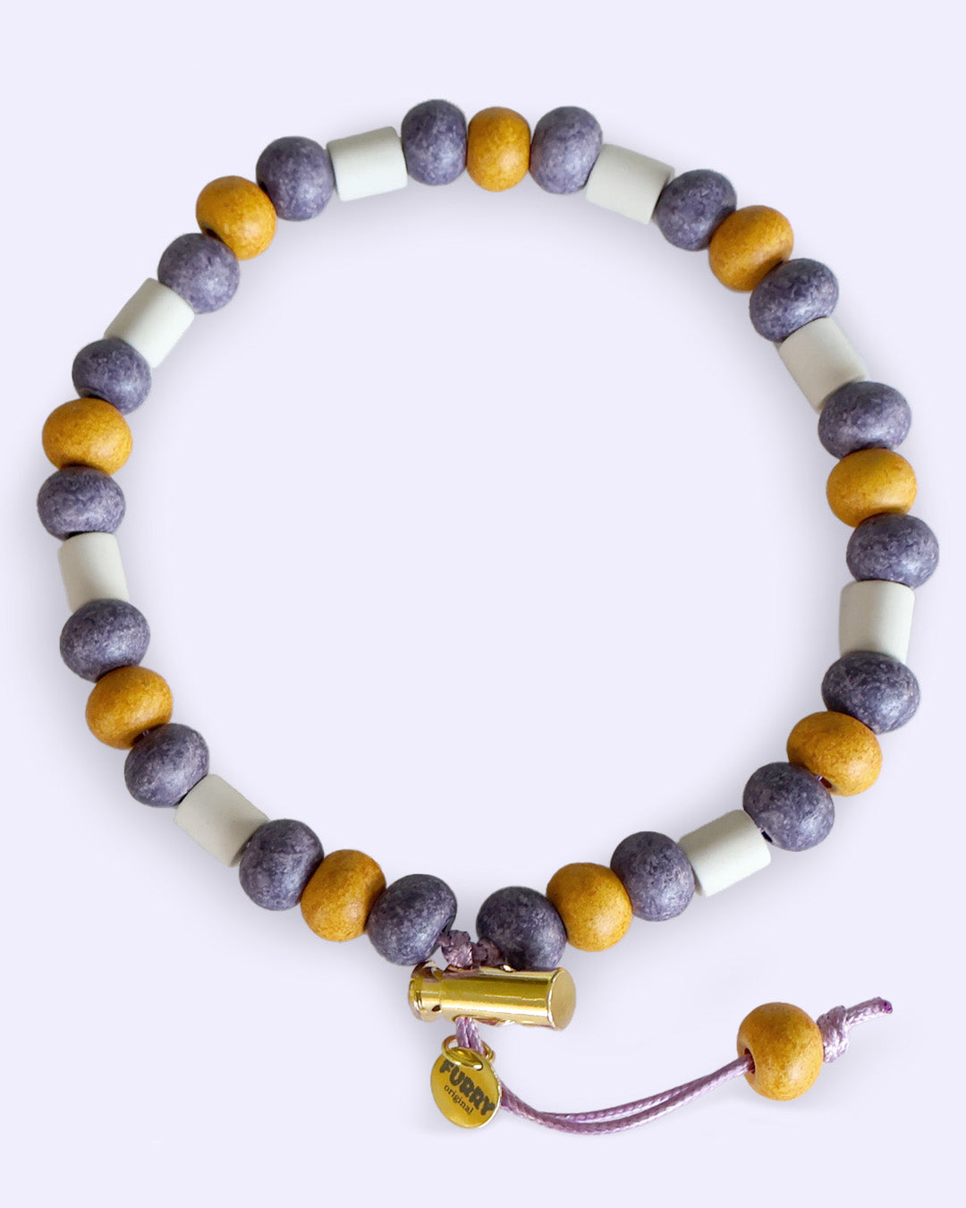 Natuurlijke Anti-tekenketting 'ember spice' Furry Original
