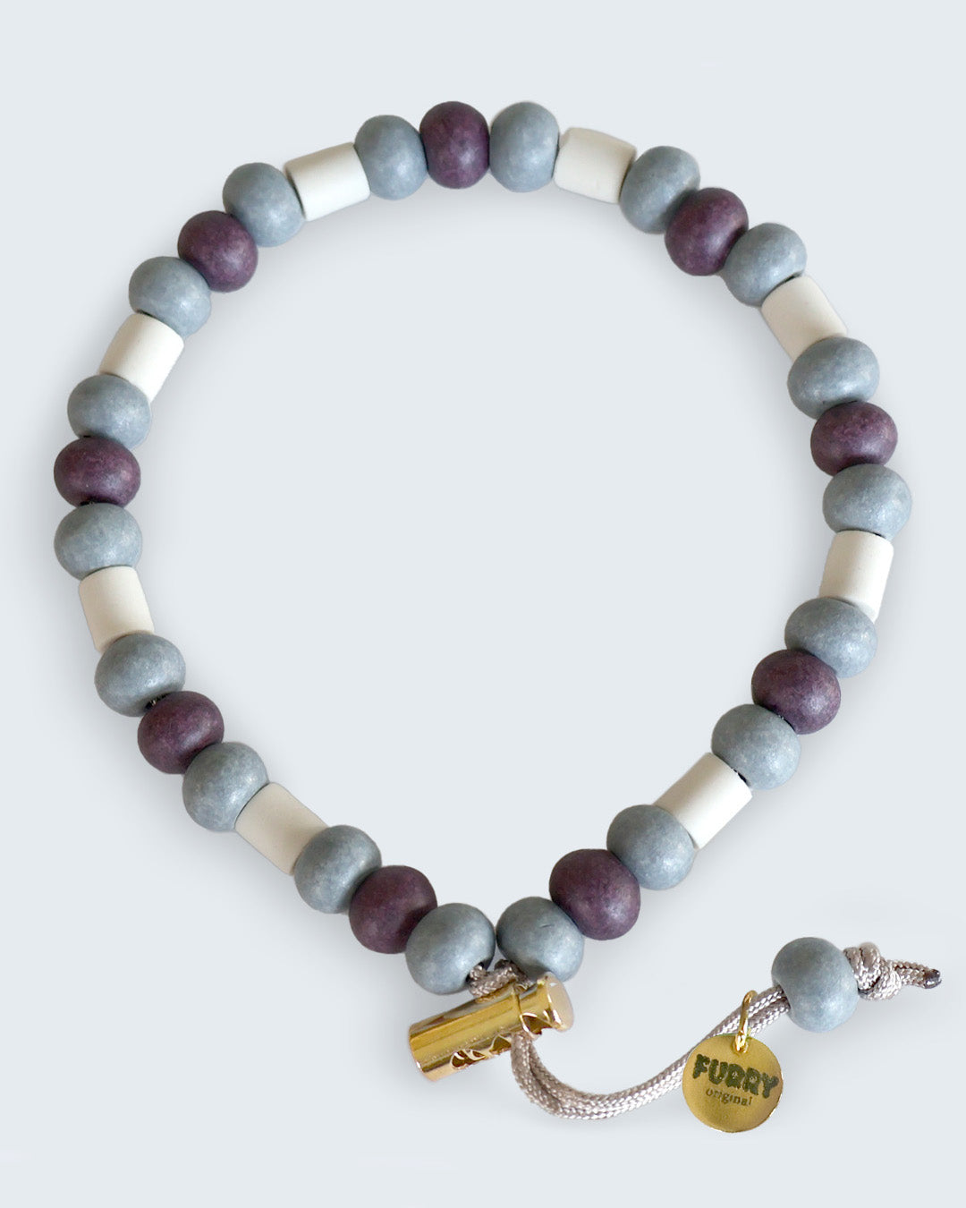 Natuurlijke Anti-tekenketting 'mystic plum' Furry Original
