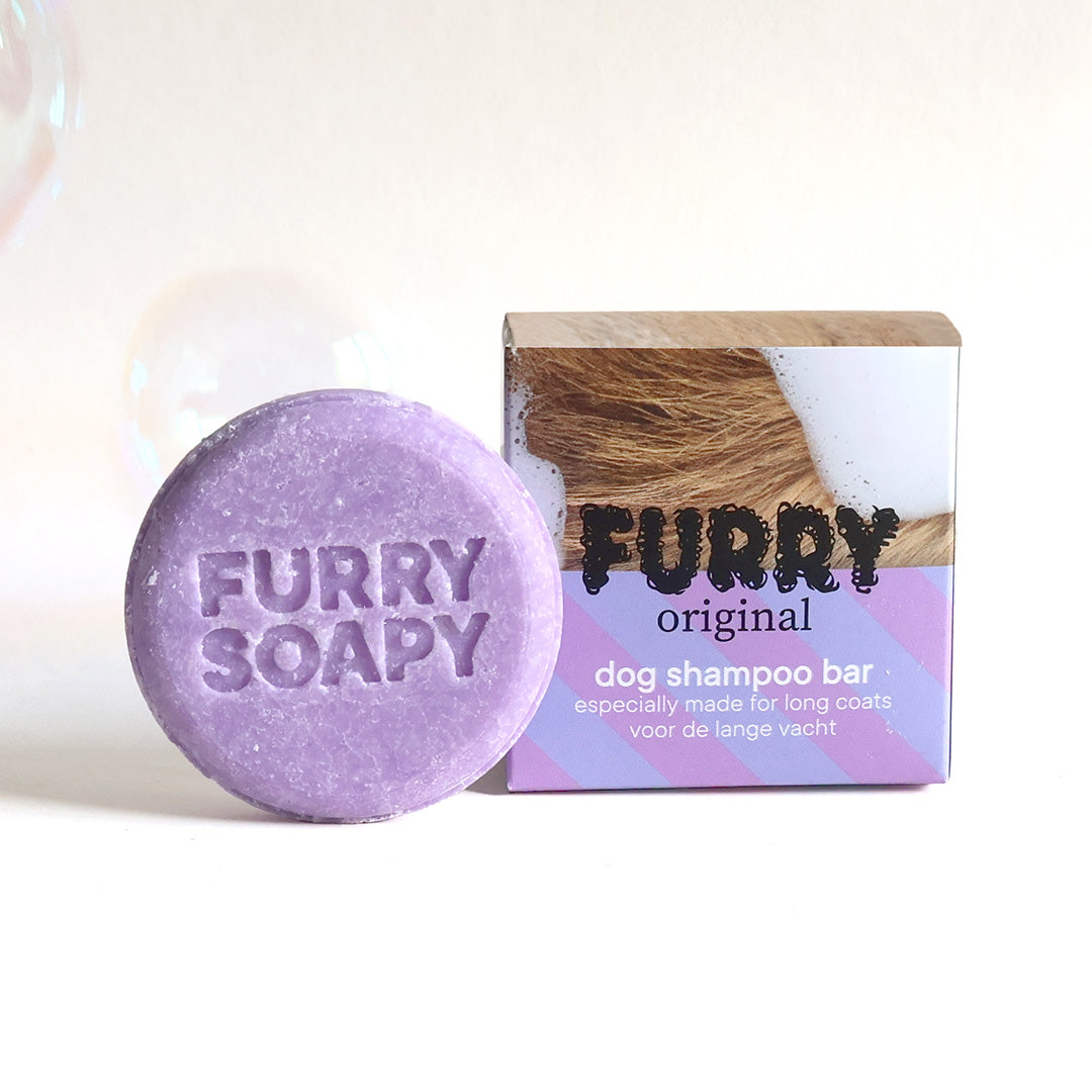 Dog shampoo bar long coat